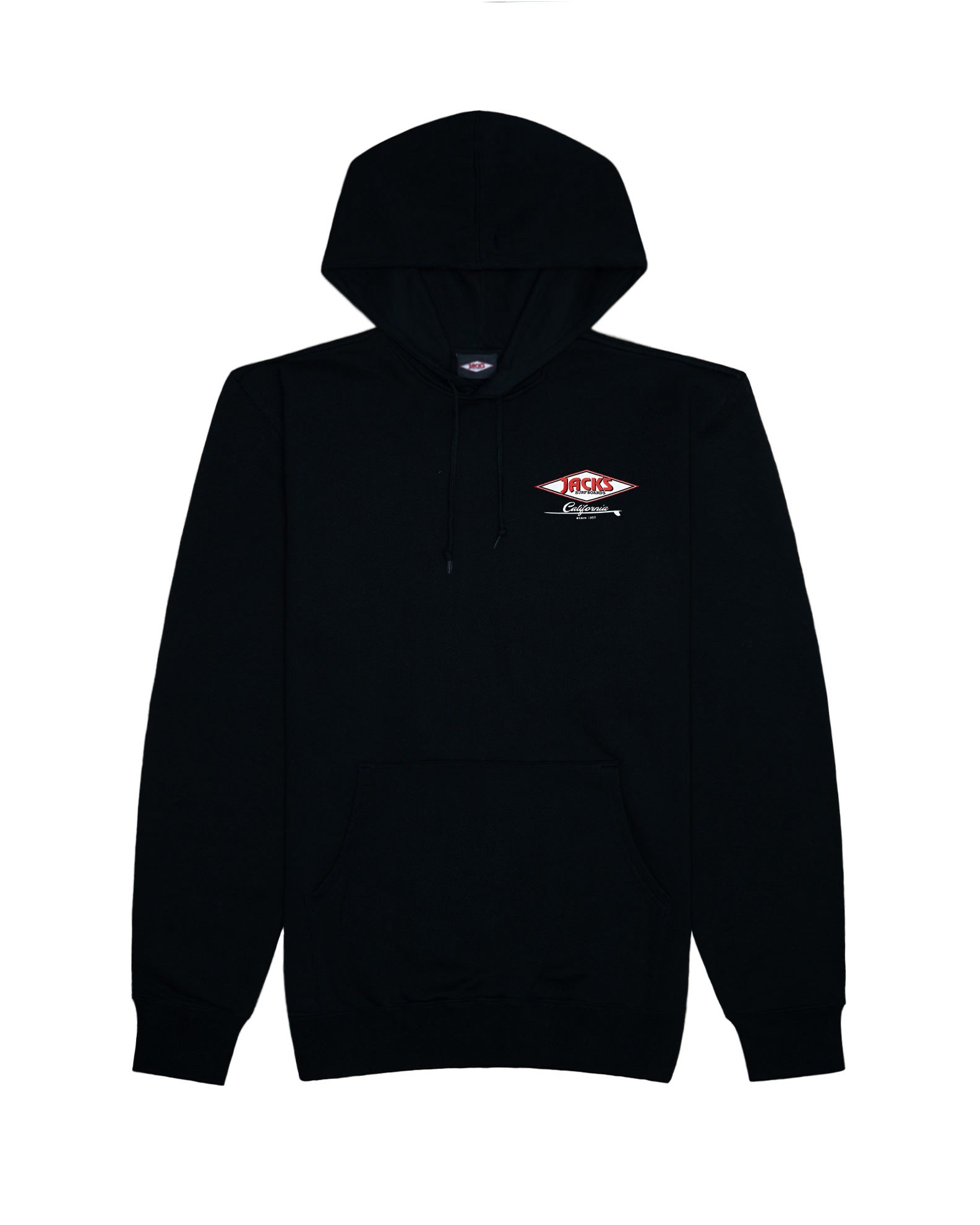 Cal Diamond Classic Pullover Hoodie - Black – Jack's Surfboards