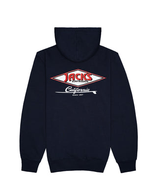 Cal Diamond Classic Pullover Hoodie - Navy