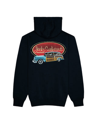 Country Squire Classic Pullover Hoodie - Black