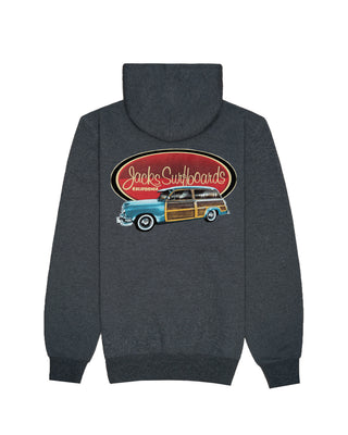 Country Squire Classic Pullover Hoodie - Heather Charcoal
