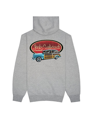 Country Squire Classic Pullover Hoodie - Heather Grey