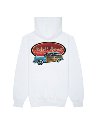 Country Squire Classic Pullover Hoodie - White