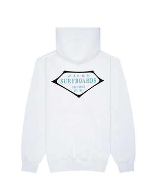 Retro Lam Classic Pullover Hoodie - White