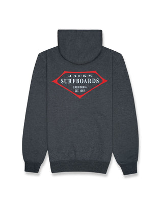 Retro Lam Classic Pullover Hoodie - Charcoal Heather