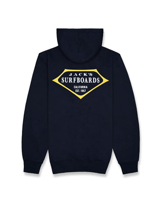 Retro Lam Classic Pullover Hoodie - Navy