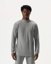Whitespace Merino Mockneck - Rock Ridge