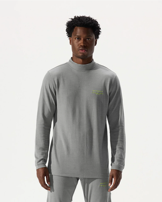 Whitespace Merino Mockneck - Rock Ridge