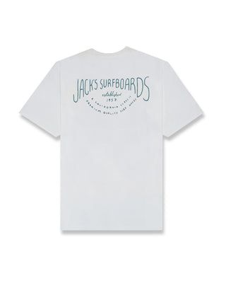 Crescent CF (Classic Fit) S/S Tee - White