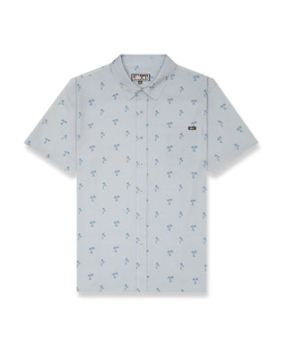 Alton El Tropical S/S Woven Shirt - Light Blue