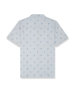 Alton El Tropical S/S Woven Shirt - Light Blue