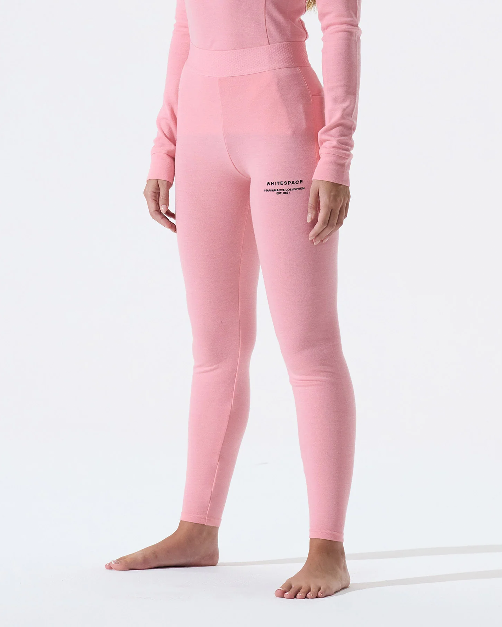 Whitespace Women's Merino Baselayer Bottoms - Pink Icing