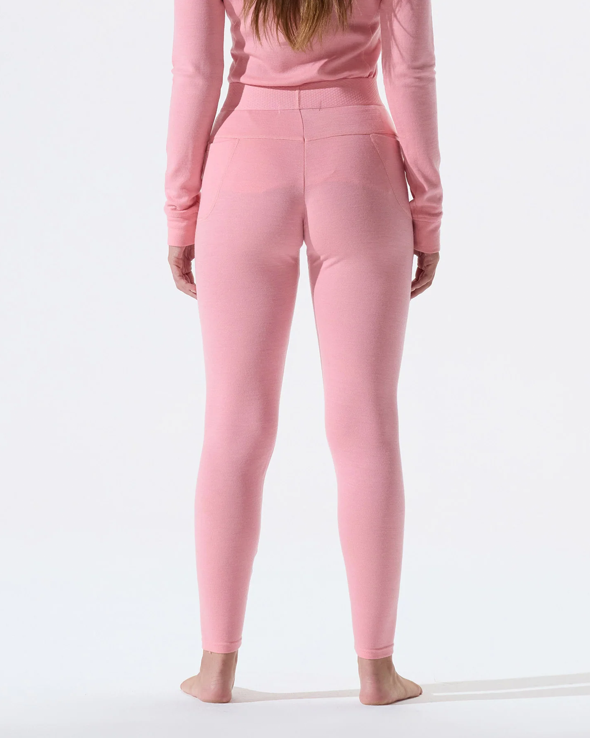 Whitespace Women's Merino Baselayer Bottoms - Pink Icing