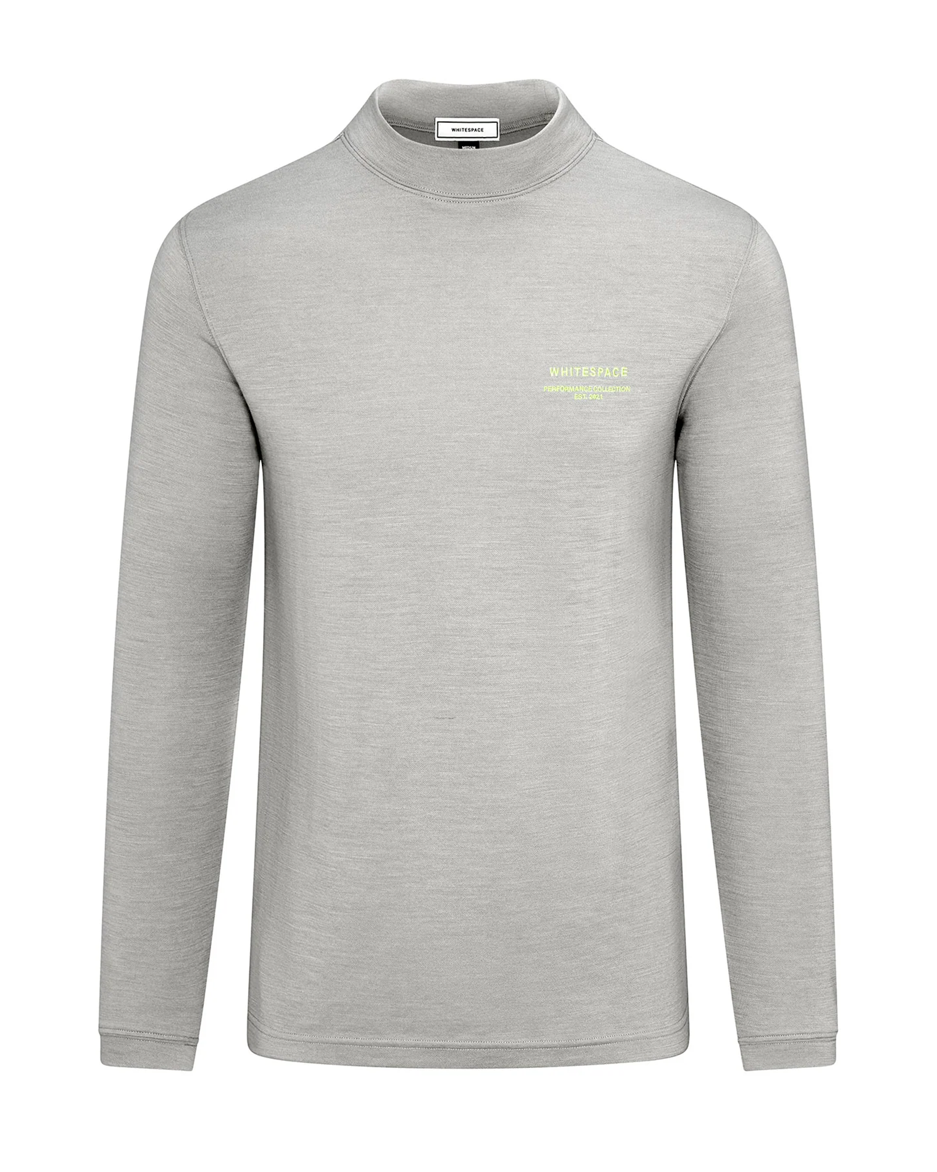 Whitespace Merino Mockneck - Rock Ridge