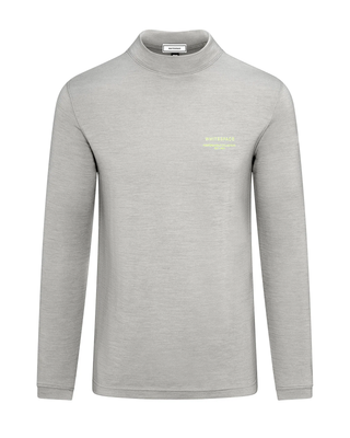 Whitespace Merino Mockneck - Rock Ridge