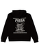 Youth Mike's Pizza Fleece Pullover Over Hoodie -Black