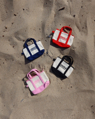 Mini Tote Bag Charm - Pink