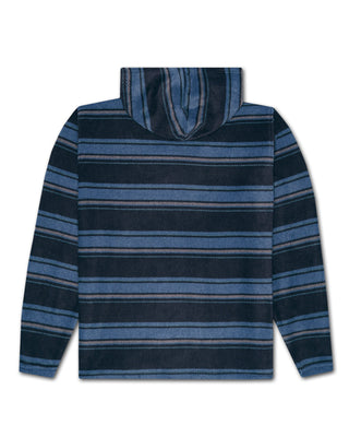 Seacliff Hooded L/S Flannel - Navy