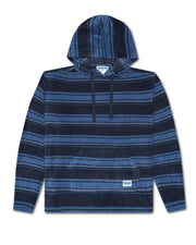 Seacliff Hooded L/S Flannel - Navy