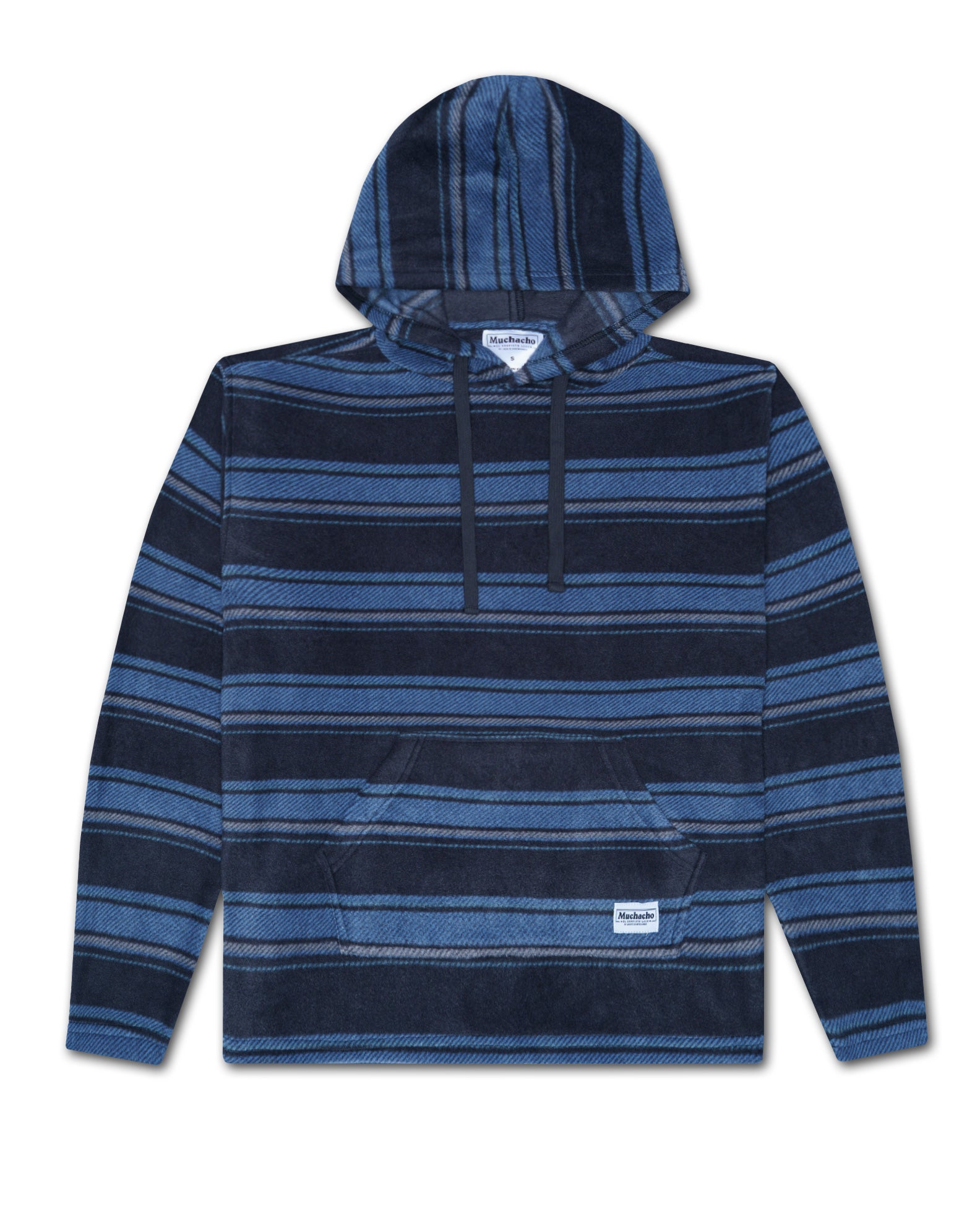 Seacliff Hooded L/S Flannel - Navy