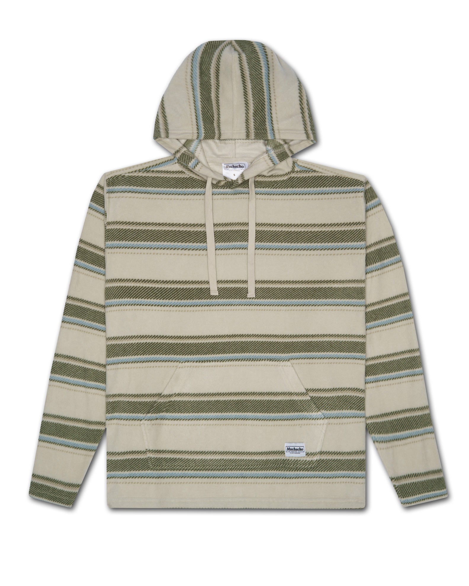Seacliff Hooded L/S Flannel - Stone