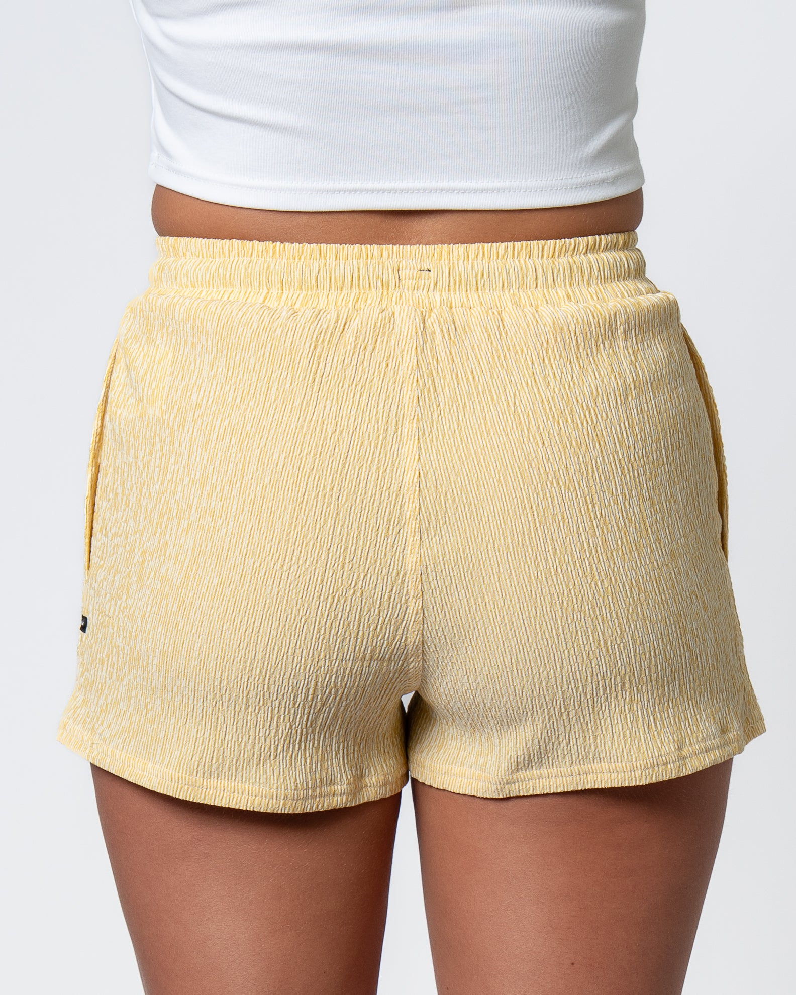 Myrtle Seersucker Shorts - Yellow – Jack's Surfboards