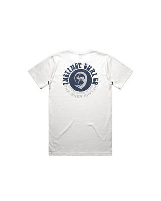 Instinct Surf Men's Mystic Rider Short Sleeve T-Shirt - White