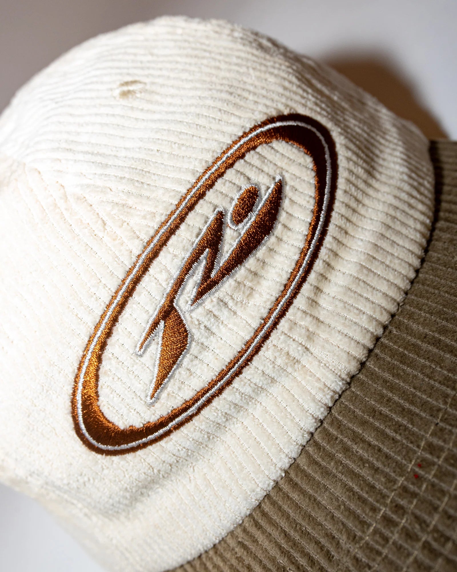 Orbit Cord Six Panel Cap- Oatmeal