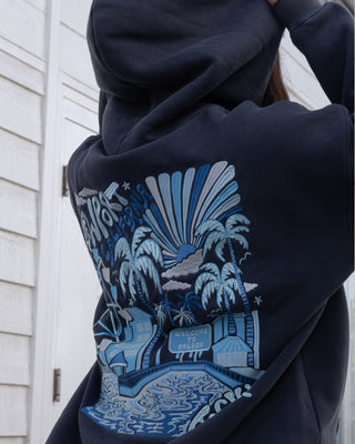 NB Balboa Embroidered Pullover Hoodie - Navy