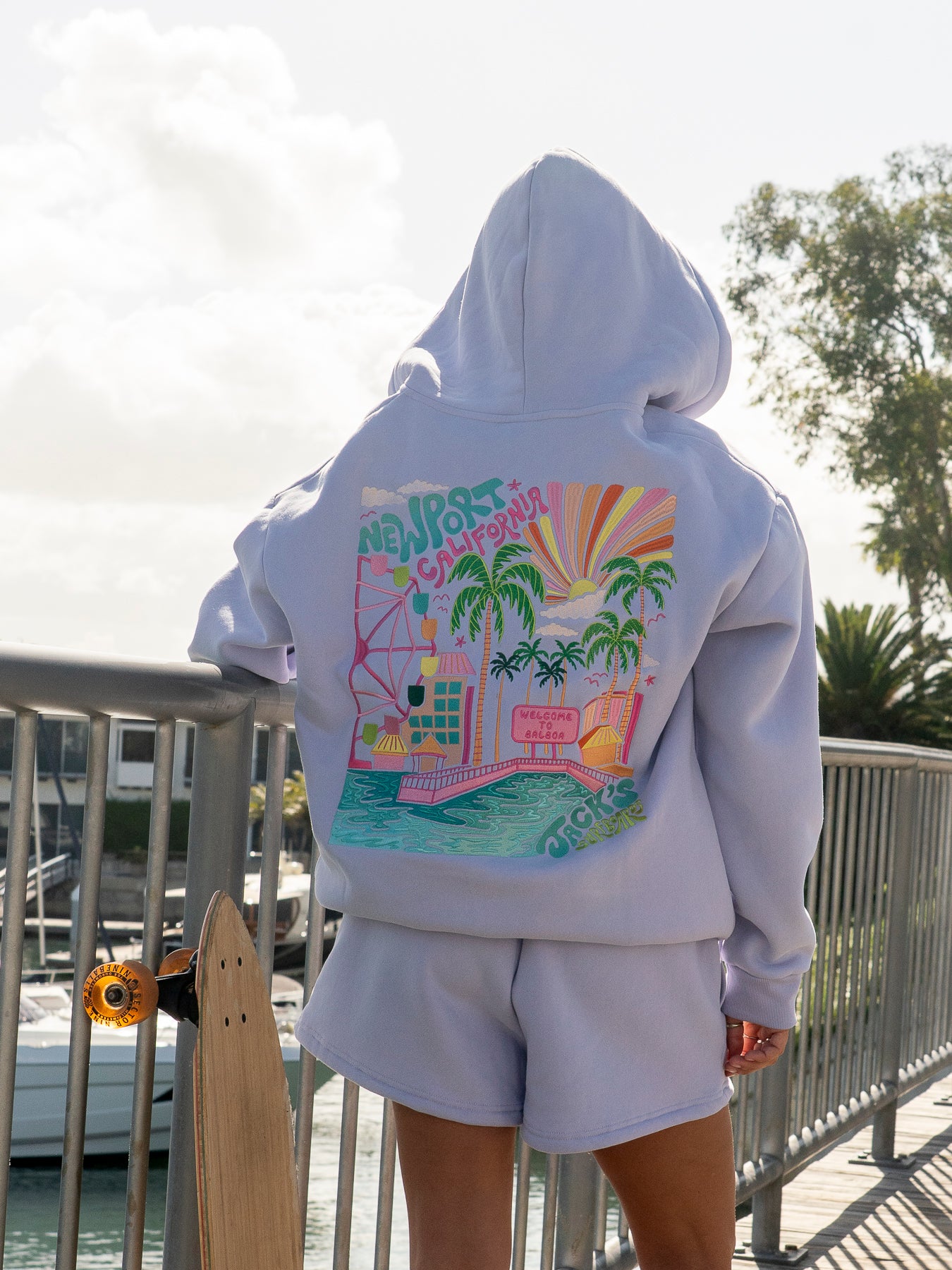NB Balboa Zip-Up Hoodie - Lilac – Jack's Surfboards