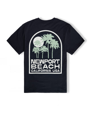 NB Palms S/S Tee - Navy