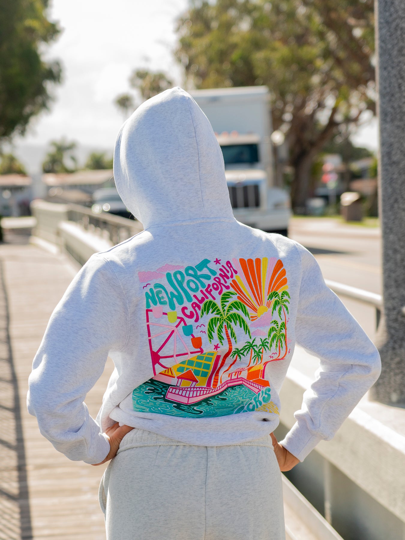 Jack's Surfboards Women's NB Balboa Pullover Hoodie - ASH