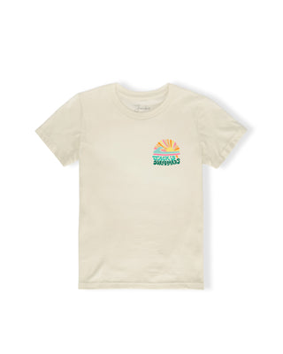 Girl's NB Balboa S/S Tee - Vintage White