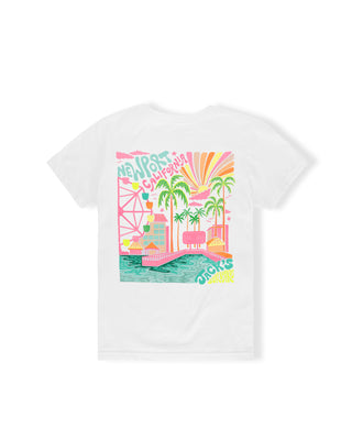 Girl's NB Balboa S/S Tee - White