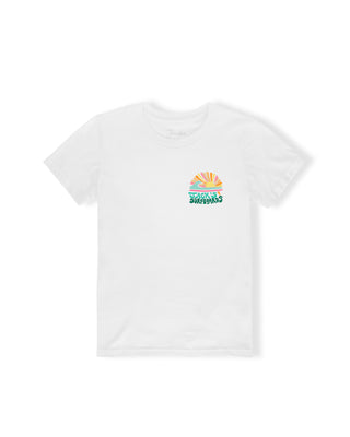 Girl's NB Balboa S/S Tee - White