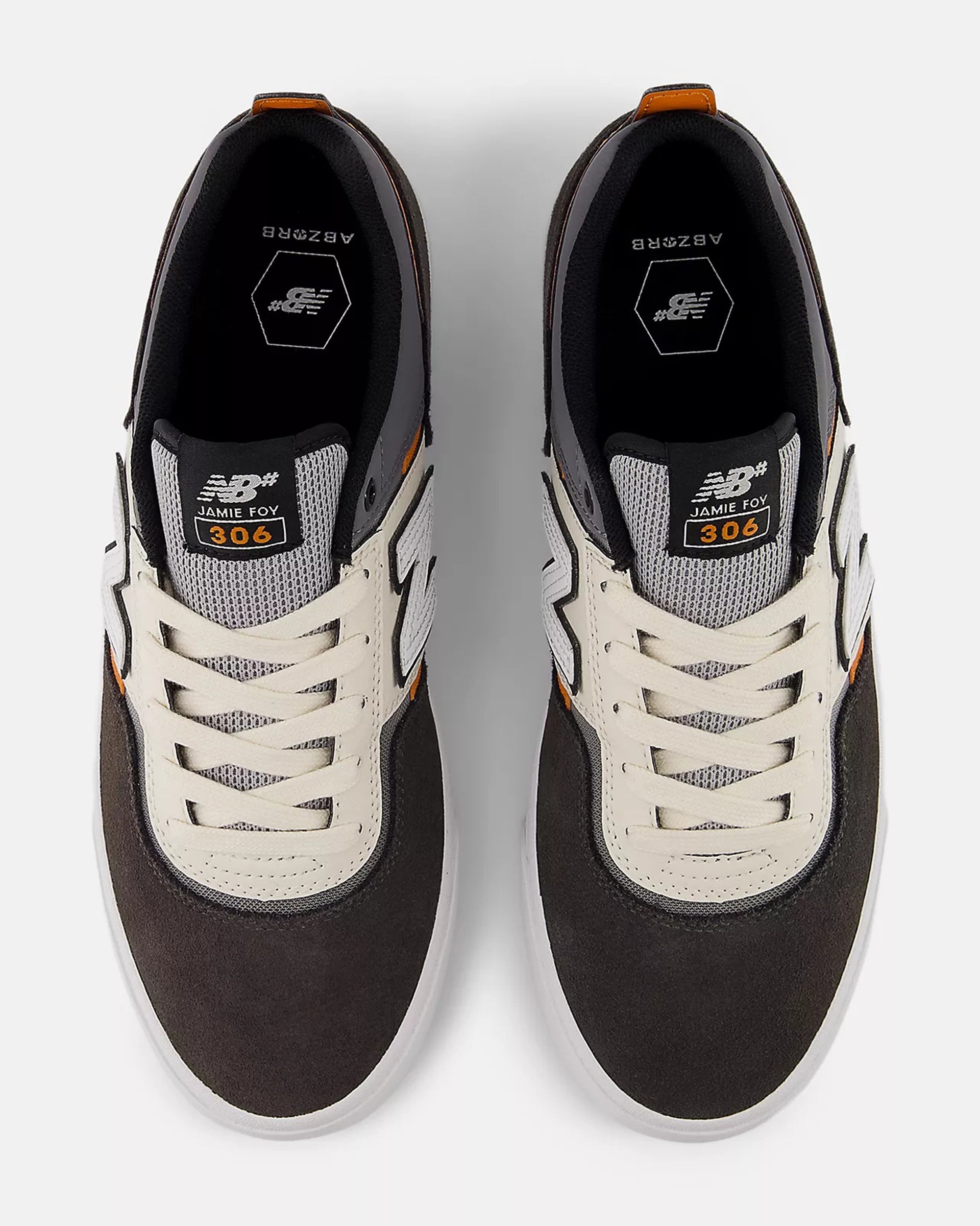 NB Numeric Jamie Foy 306 Shoes - Black Cement W/ Sea Salt – Jack's