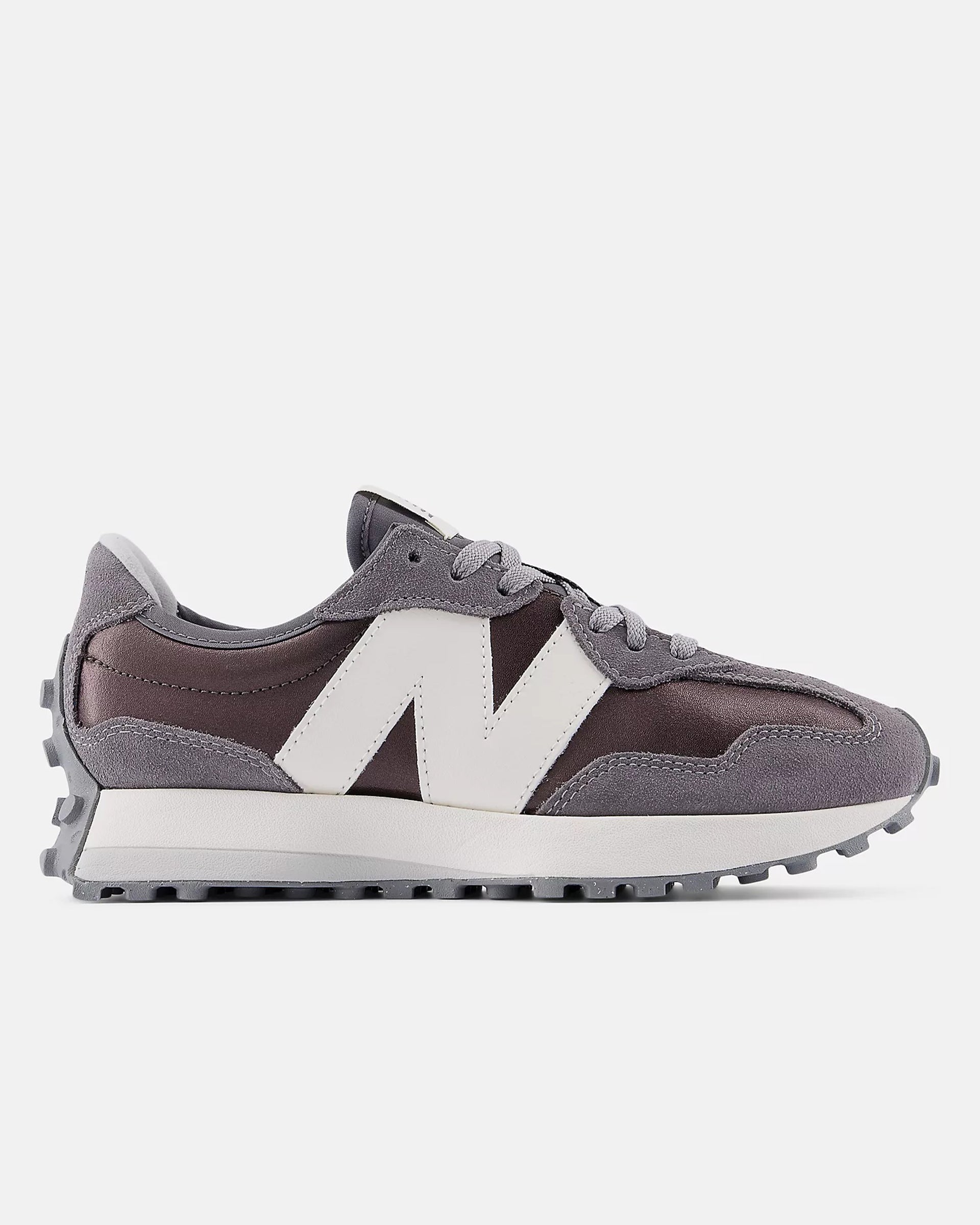 New Balance Women's 327 Shoe - Black Metallic with Castlerock