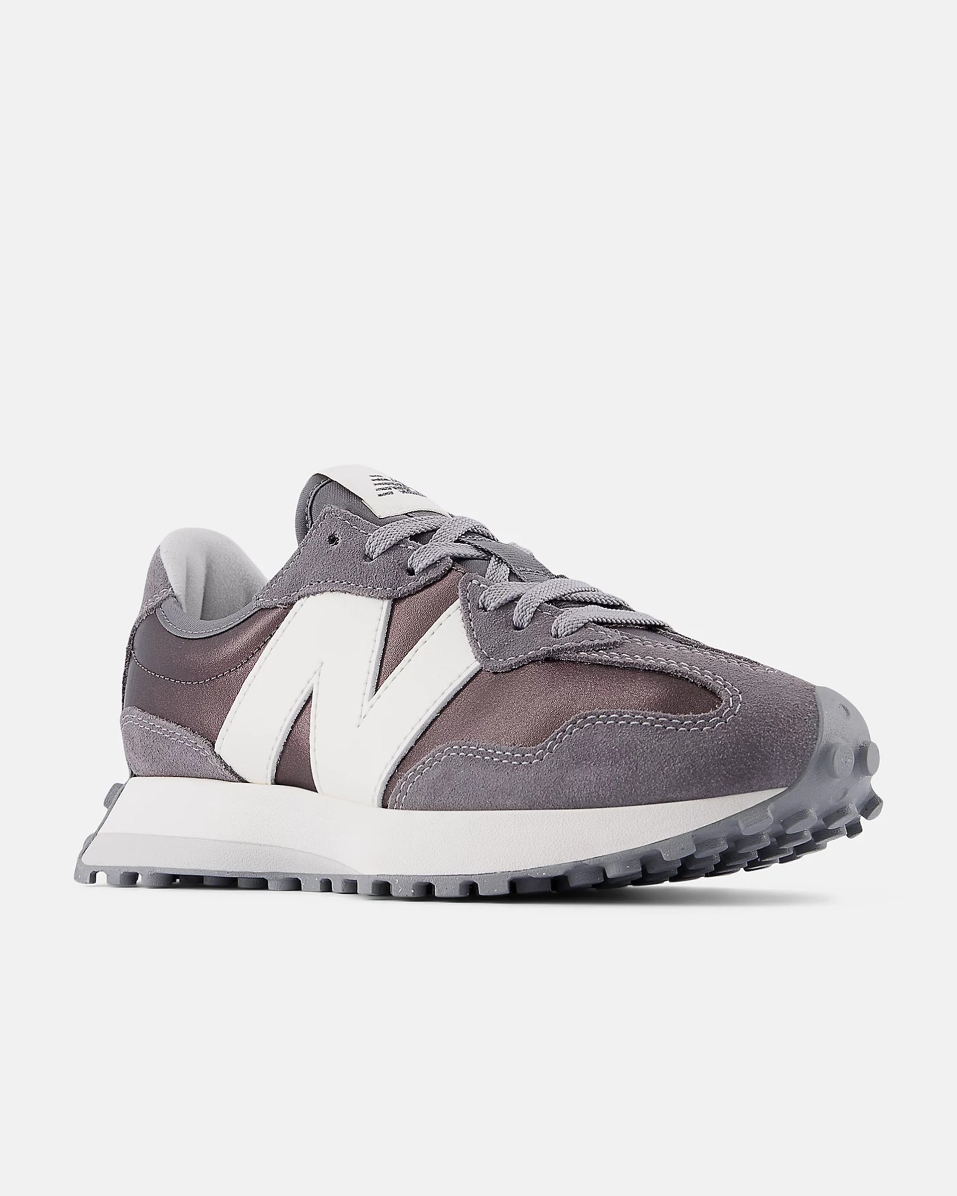 New Balance Women's 327 Shoe - Black Metallic with Castlerock