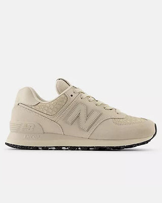 Women's 574 Shoe - White with Bone