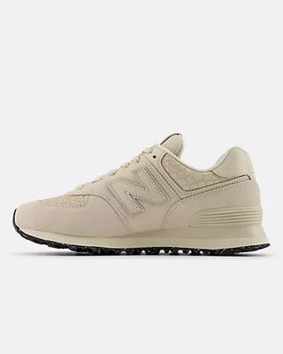 Women's 574 Shoe - White with Bone