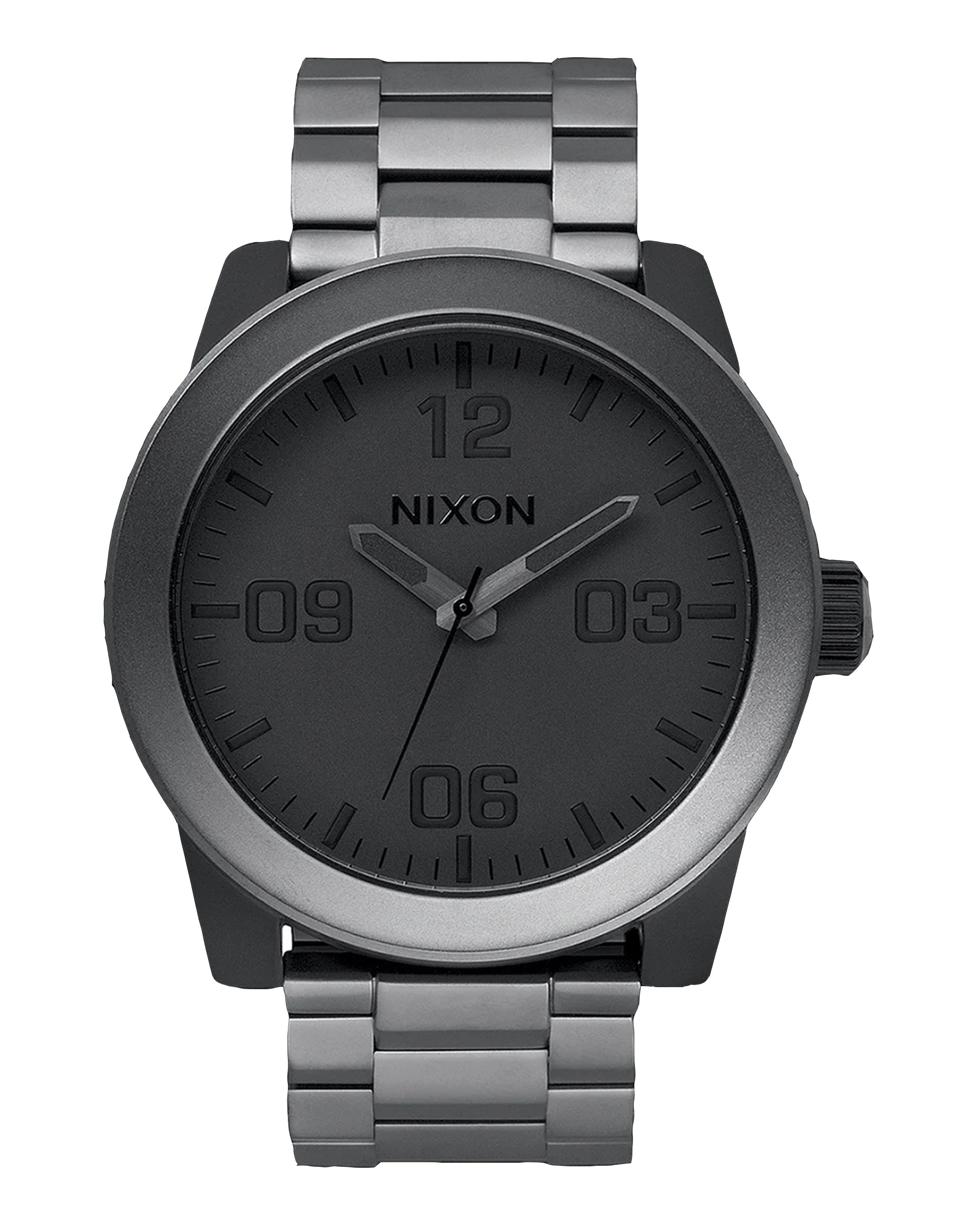 Nixon Corporal Stainless Steel - Matte Black/Matte Gunmetal