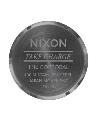 Nixon Corporal Stainless Steel - Matte Black/Matte Gunmetal