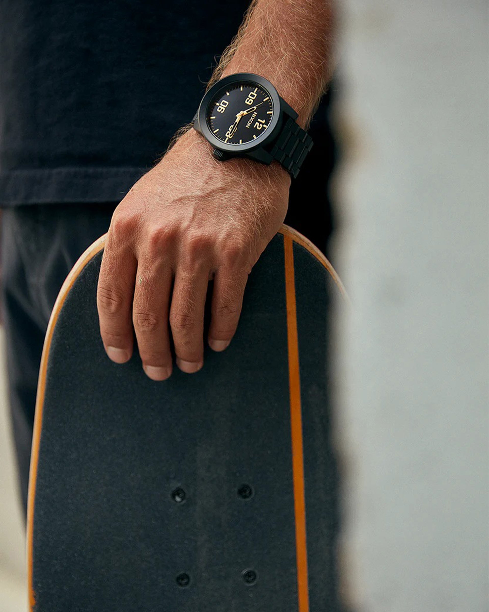 Nixon Corporal Stainless Steel - Matte Black/Matte Gunmetal
