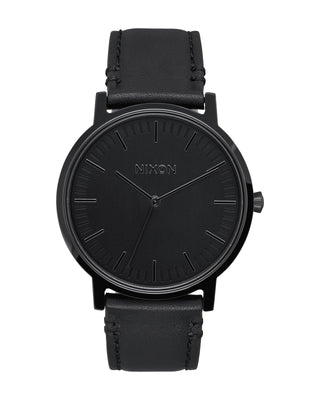 Nixon Porter Leather - All Black