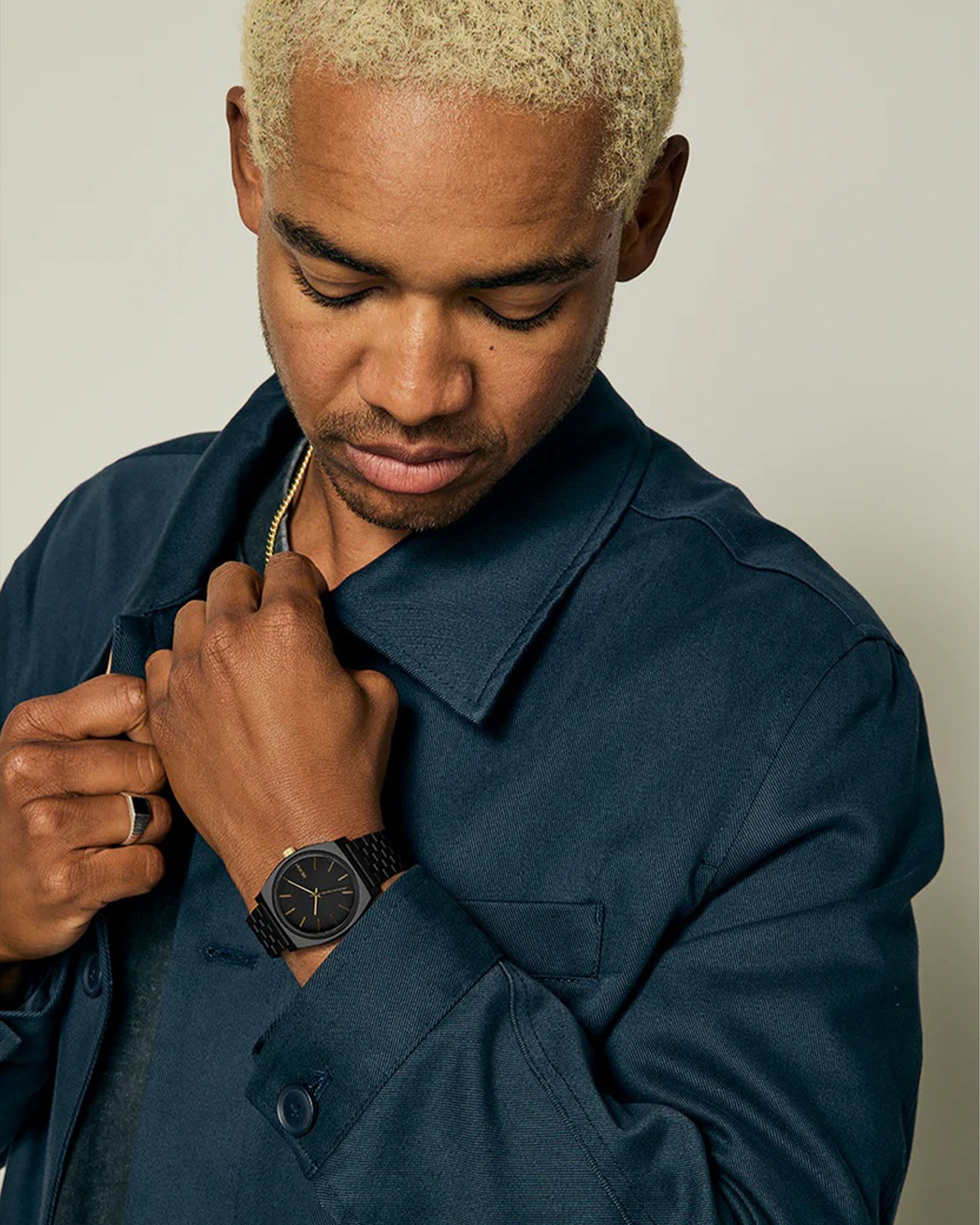 Nixon Time Teller - Matte Black/Gold