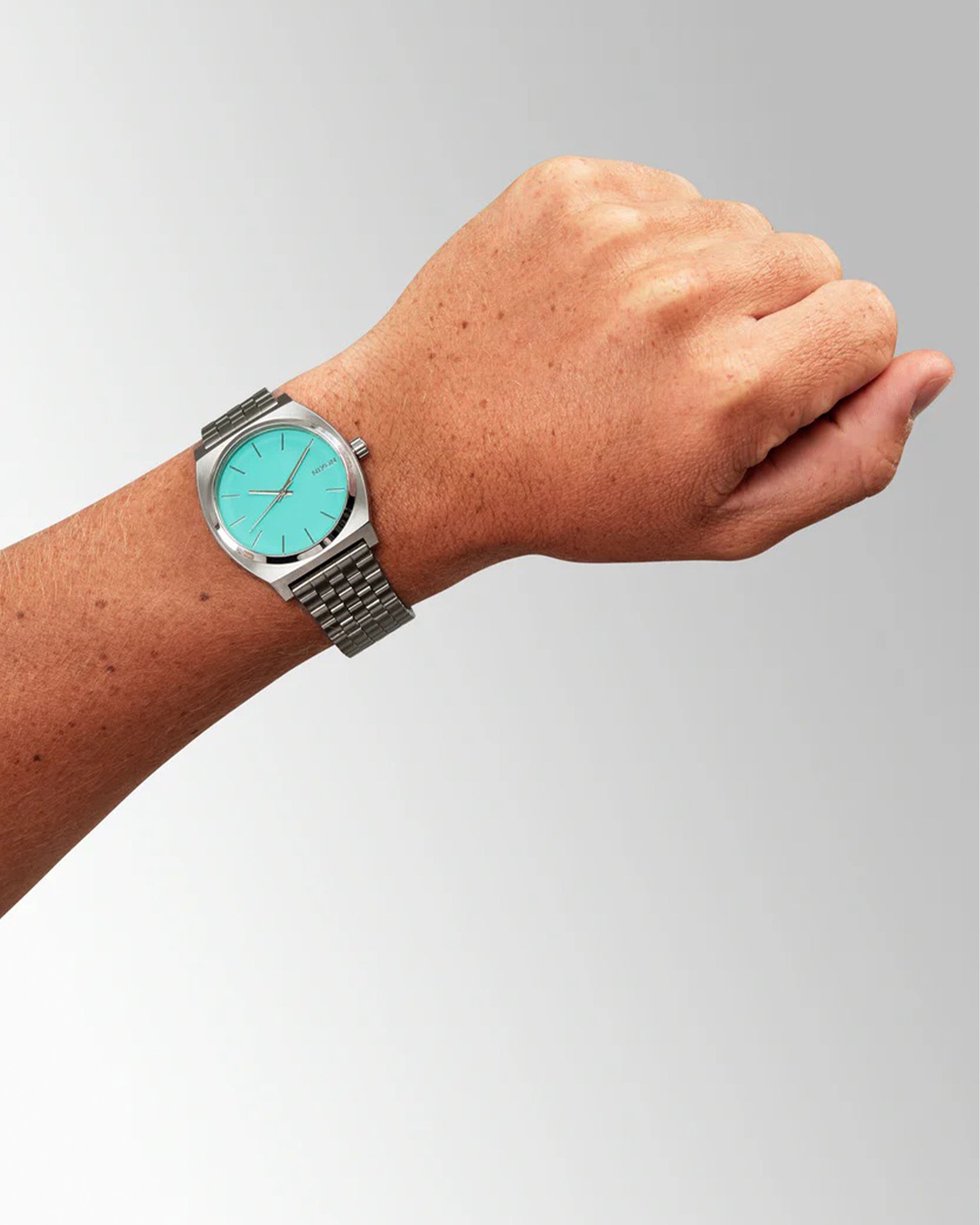 Nixon Time Teller - Silver/Turquoise