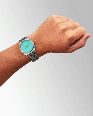 Nixon Time Teller - Silver/Turquoise