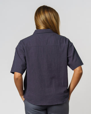Life S/S Woven Shirt - Navy