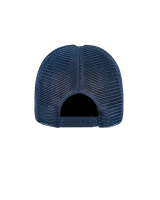 Trucker II Embroidered Hat - Navy/White