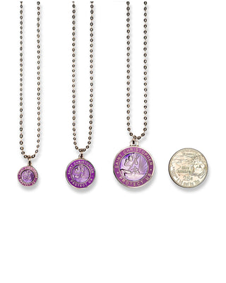 St. Christopher Necklace - Vermilion/ Rosewood