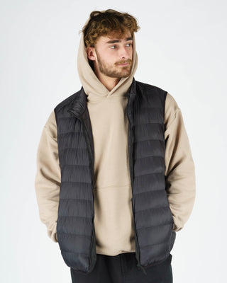 Nelson Puffer Vest- Black